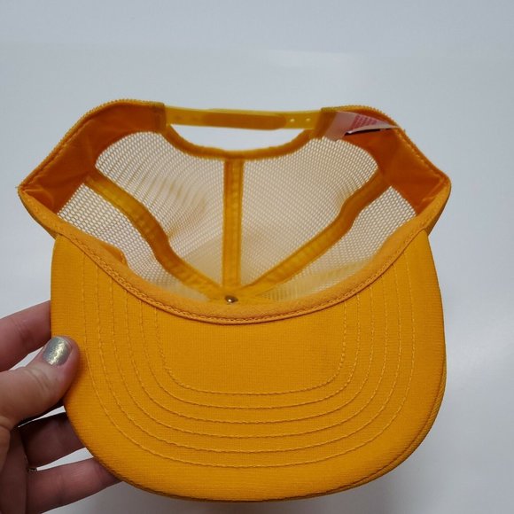 NWOT Nutrament Yellow Trucker Adjustable Snapback Hat Cap New Without Tags - Picture 4 of 10